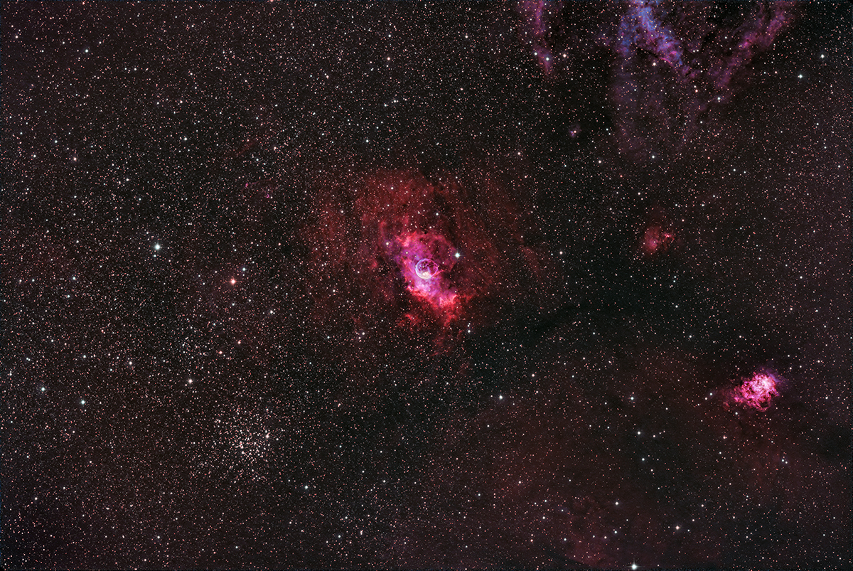 Bubble nebula Blasennebel Heiner Weiss Photography Astro Winkerling