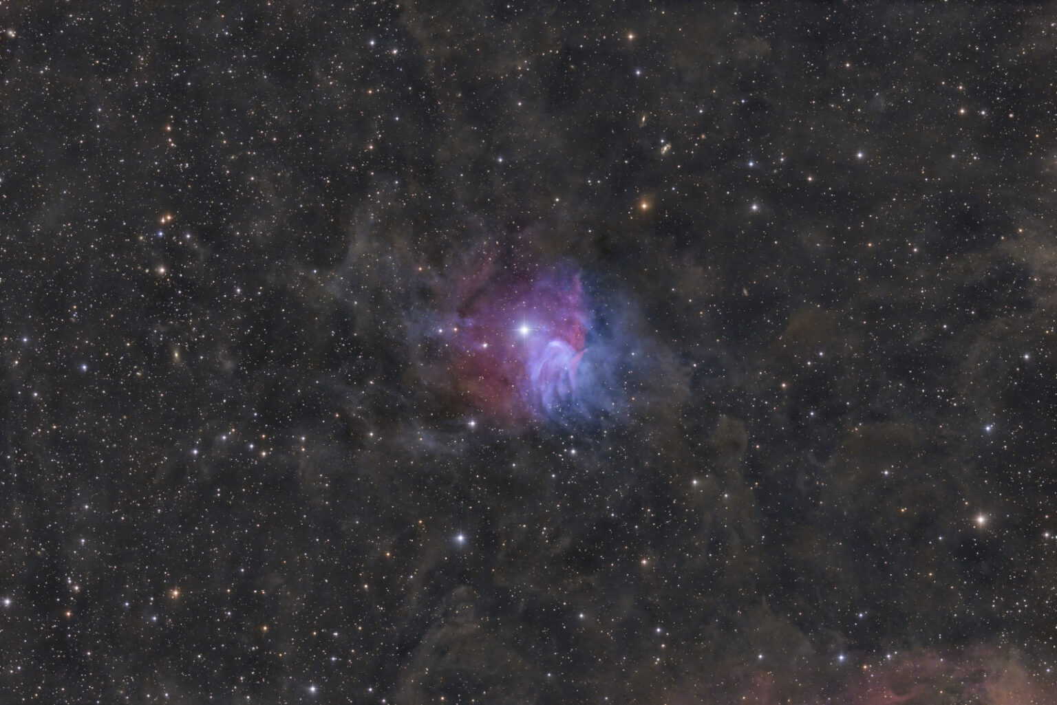 SH2263 und vdB 38 Privatsternwarte Winkerling