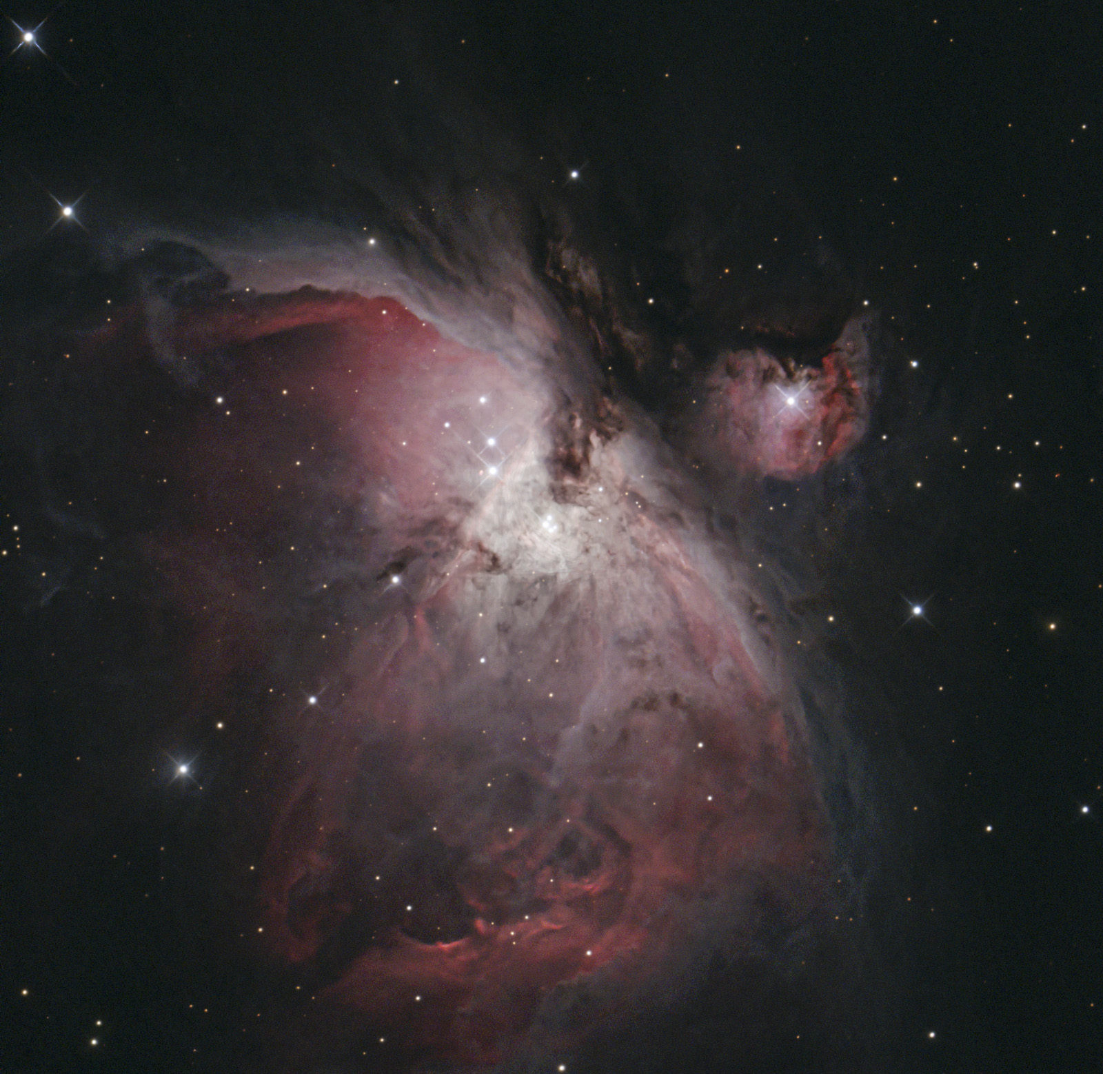 Messier 42 Orionnebel Kern Heiner Weiss Astrofotografie
