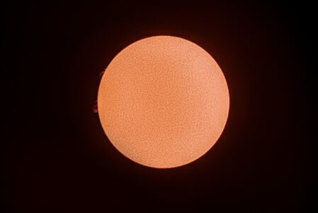 Protuberanz und Granulation der Sonne